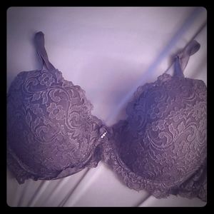 Smart and Sexy Gray Lace Bra